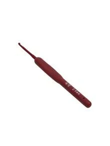 1个红色软柄钩杆手工DIY缝纫配件钩针毛衣编织钩针TRP硅胶铝钩针 - 紅色 - 查看 10