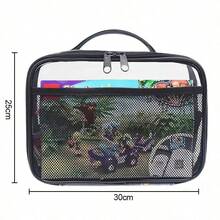 Bolsa de almacenamiento con cremallera de PVC para bloques de construcción, juguetes, arcilla, caja de almacenamiento de juegos de mesa - Multicolor - Ver 12