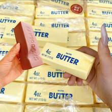 湿润奶油棒减压球 - 有趣的感官玩具，缓解焦虑，提升注意力，适合作为生日礼物、嘉年华圣诞袜填充物和母亲节礼物 - 彩色 - 查看 3