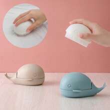 1pc Whale Shaped Laundry Brush, Shoe Brush, Small Household Cleaning Brush, Non-Shedding & Non-Damaging - A - View 6