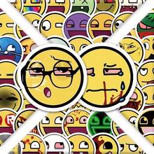100pcs Epicface Stickers, Creative Abstract Soybean Stickers For Water Bottles And Planners - 100pcs - View 4