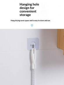1 Set Drain Cleaning Tools, Clog Remover Stick, Including Flexible Drain Snake And Brush, Suitable For Sink And Shower Drain, Effectively Catch Hair And Clean Pipes, Applicable For Kitchen And Bathroom - White - View 8