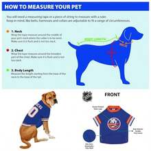 Pet Jersey - DOG JERSEY, XX - Large. A Premium Big Jersey Dogs Cats To Look Just Like Real Hockey Player - Small + New York Islanders - View 1
