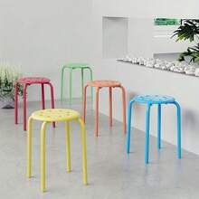 Stacking Chairs - White - View 7