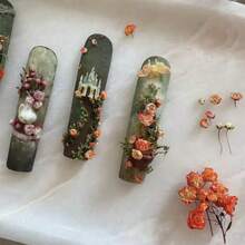 3D Gel Nail Art Resin Rosette Molds For Accessories Supplies Bow Knot Silicone Tools Bowtie Nails Mold - ZYXP029 - 查看 7