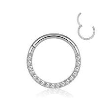 1pc Stainless Steel 16G Nose Rings Hinged Segment Ear Cartilage Tragus Earrings Helix Hoops Septum Clicker Piercing Jewelry - Steel - View 14