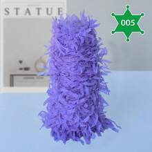 New Style Three Pieces Paper Fancy Yarn, Large Paper Butterfly Yarn, DIY Hand-Mixed Yarn, For Clothes, Hats, Scarves, One Skein - Multicolor - View 7