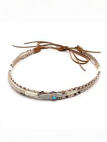 1顶牛仔帽，复古西部风格，适合户外徒步、音乐节等场合，仿麂皮防晒帽 - 禮帽 - 查看 13