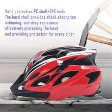 1pc Unisex Bicycle Helmet, Lightweight Breathable Design, Detachable Sun Visor, Adjustable Fit, EPS Padding Liner, Suitable For Outdoor Sports - Multicolor - View 11