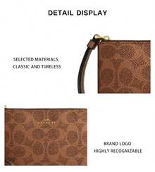 Coach Printed Ladies' Clutch Bag CCK71IMYGQ - 棕色拼色CCK71IMYGQ - 查看 5