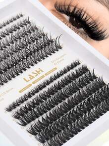 240pcs Eyelash Extension Kit Eye Lash Extension Lash Kit Lash Clusters Kit DIY Individual Lashes Cluster D Curl False Lashes Lash Clusters,Eye Lash Clusters,Individual Eyelashes,Lashes,Fake Lashes - View 6