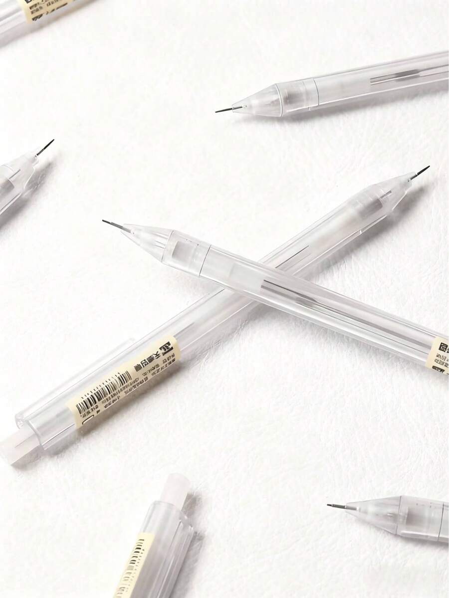 2/10/20支装透明自动铅笔 可爱学生自动铅笔 学生书写工具 学校及办公用品 理想的学习用品 返校必备 返校季创意文具系列 桌面配件 学习收纳必备 返校礼物 文具用品 办公用品 - 彩色 - 查看 1