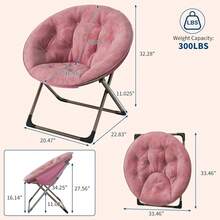 Silla de plato suave sobredimensionada con piernas de oro/negro, sala de estar, dormitorio - silla de salón plegable de acento con marco de metal robusto - Piernas rosas y doradas - Ver 2