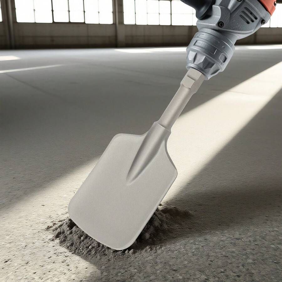 kangten Hammer Bit, Hex Shank Shovel Spade Chisel Bit, Clay Spade Bit - Silver - View 1