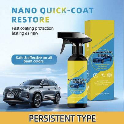 Nano Coating Spray, Car Paint Surface Polishing Renewal Daily Maintenance Gloss Coating Spray