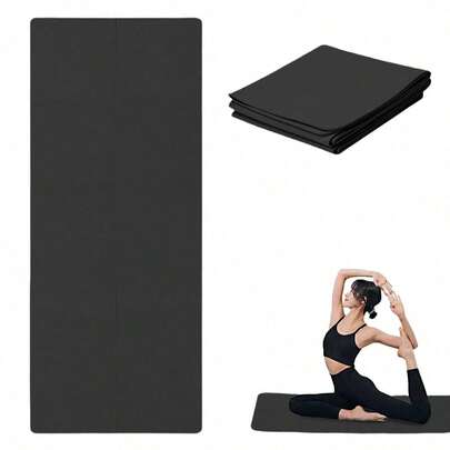 1 tấm thảm yoga EVA gấp gọn 173*61*0.3/0.4/0.6cm, chống trượt, giảm sốc, thích hợp cho nhảy dây, tập thể dục cho nữ và tập luyện tại nhà, cũng có thể dùng làm thảm tập thể dục, thảm thể dục dụng cụ, thảm thể thao - Màu đen, nhiều kích cỡ có sẵn, thảm trải sàn nhà bếp, trang trí nhà tắm, thảm phòng tắm, thảm ngoài trời, thảm chùi chân, trang trí mùa thu, phụ kiện phòng tắm, trang trí lối vào nhà cho mùa tựu trường.