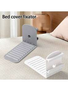 4 piezas de sujetadores para sábanas, clips invisibles antideslizantes, agarradores de colchón multifuncionales, evitan que la ropa de cama se deslice - Multicolor - Ver 9