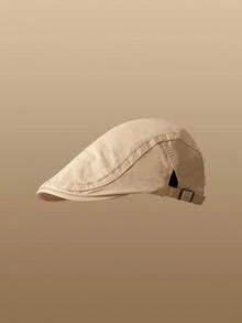 1 chiếc mũ beret kiểu Pháp cổ điển unisex có vành, phù hợp với người có chu vi đầu lớn, mũ nghệ sĩ giúp tôn dáng khuôn mặt. - A - Xem 14