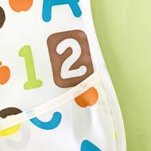 1 pieza Babero para bebé, Delantal impermeable y antiensuciamiento para alimentación de infantes, para niñas pequeñas, otoño/invierno - Multicolor 1 - Ver 7