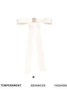 1pc Magnetic Bowknot Hair Clip, Detachable Half Bun Hairpin, Women Hair Accessory, 2026 New Design Elegant Claw Clip Vacation Hair Claw Beach Hair Clutch - Multicolor - View 8