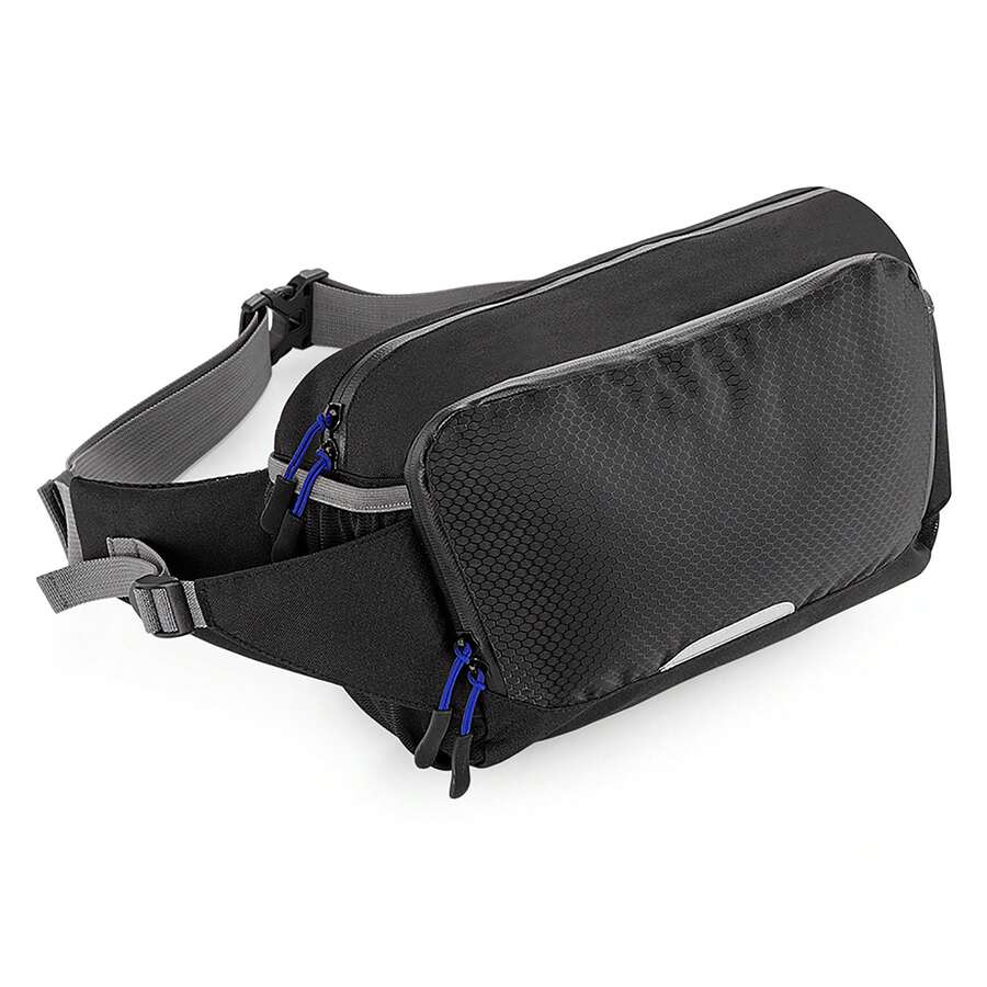 Quadra SLX 5 Litre Performance Waistpack Bag (Pack Of 2) (Black) - 100% Polyester - (BC4563) - Black - View 1
