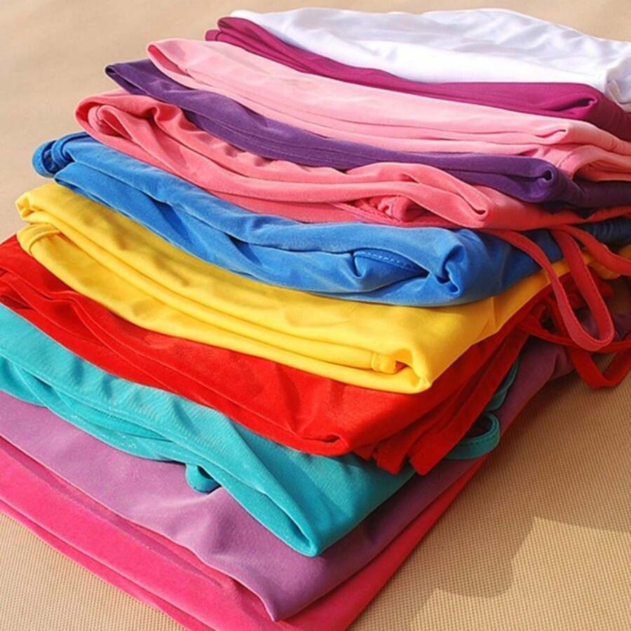 Robe portefeuille de couleur unie pour femmes, cache-maillot sexy, maillot de bain, serviette de plage, convient pour la natation, le fitness - multicolore - Voir 1