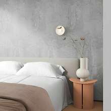 1 Roll Of Thickened Retro Nostalgic Style Cement Pattern Wallpaper, Vinyl Pvc Wall Panels, Suitable For DIY Wallpaper Peel And Stick, Removable Or Washable Sticky Wallpaper, Suitable For Kitchen Bathroom Bedroom Living Room Countertop Furniture Decoration Wallpaper Room Decor, Wallpaper Waterproof Kitchen Stickers, Spring Decoration, Bathroom Wall Stickers - Grey 1pc - View 3