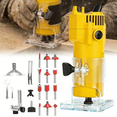 Laminadora Manual Tupia 800w 30000rpm 110V 6.35mm 12 Pçs