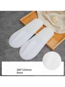 5/10/20 Pairs Disposable Closed-Toe Slippers, Suitable For Home, Guests, Hotels, Bathhouses And Other Occasions, Economical SPA Slippers,Shoe Rack,Storage Saver,Outdoor,Garden,Travel Essential,Portable,Beach Essential,Graduation Season,Commencement,Graduation Ceremony,Graduation Gift,Graduation Present,Graduation Gift,Graduation Present,Congrats Grad,Congratulations Graduate,Valedictorian,Finish School,Graduation Party - Slippers - View 4