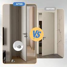 Floor Mounted Door Stops Stainless Steel Door Stoppers For Floor Floor Door Stop Mounted Half Moon With Screws For Hard Floor Concrete Floor Silver 1 Pcs - Silver 1 Pcs - View 6