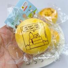 SNOOPY 1个史努比汉堡慢回弹减压捏捏玩具，超柔软PU仿真汉堡玩具挂件，学生礼物，款式随机 - 黑色 - 查看 6