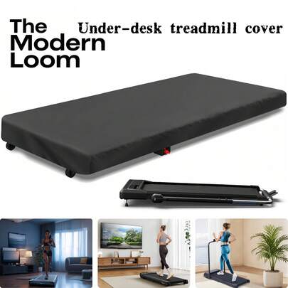 Cubierta antipolvo para cinta de correr de tela Oxford 420D, apta para la mayoría de los modelos, color negro, accesorio duradero para cinta de correr (solo cubierta, batería no incluida)