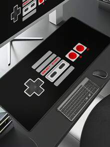 Game Button Expansion Game Mouse Pad, Thick Computer Keyboard Mouse Pad, Non-Slip Rubber Base Sewing Edge Suitable For Office Desktop/Game Home Mouse Pad - View 2