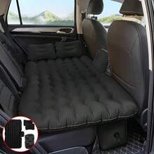 Portable  PVC Flocked Inflatable Car Bed, Rectangular Air Mattress For SUV Travel Camping With Storage Bag And Repair Kit, Ideal Car Accessories And Camping Gear, Perfect Christmas Gift - Car Inflatable Bed (including Accessories) - View 3