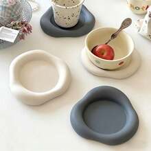 1个云朵杯垫 - 柔软硅胶垫，适用于咖啡杯 - 可手洗 - 彩色 - 查看 2