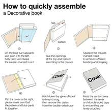 2套纸质精美装饰书，咖啡桌装饰书 - 仿装饰书，可用于家居桌面装饰、床头柜装饰或书架装饰 - 均碼 - 查看 4