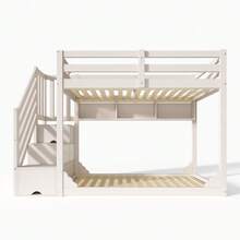 Kids Bed Frames, Headboards & Footboards - White + Wood + 90cm*200cm-1 - View 11