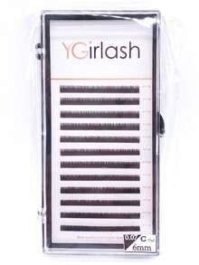 12 Lines C Curl Bottom Lash 0.07 0.1 Thickness Silk Eyelash Extension 5mm 6mm 7mm Short Mink Lashes Under Lashes Extensions Makeup Lower EyeLashes - C - View 6