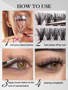 1 set lem bulu mata tahan air 2-in-1, tahan lama, termasuk lem bulu mata, penghapus lem, pinset, dan kuas bulu mata, cocok untuk ekstensi bulu mata DIY, mudah untuk pemula. - MultiWarna - View 11