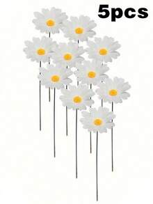 10/5 piezas Decoración de flores artificiales altamente realistas - Decoración de inserción en el suelo al aire libre, decoración de jardín al aire libre, decoración de villa de paisaje de girasoles falsos, decoración de patio, decoración de jardín, decoración de fiesta festiva, jardín de hadas, decoración de fiesta, decoración del hogar, decoración, decoración de paisaje al aire libre, decoración de cerámica, decoración de jarrones, artículos decorativos, regalo para ella, regalo para él, regalo para la madre, regalo para el padre, regalo para el abuelo, regalo para la abuela - decoraciones de flores artificiales - Ver 7