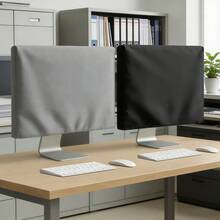 1pc Oxford Cloth Monitor Dust Cover, Waterproof & Wear-Resistant Protective Sleeve, Suitable For 24/27/32 Inch Computer Monitors, Anti-Static Design, Durable Dust Cover For Home, Office, Gaming Desk, Desktop PC Setup And Daily Use, Fashionable And Practical Computer Desktop Accessory - A - View 8