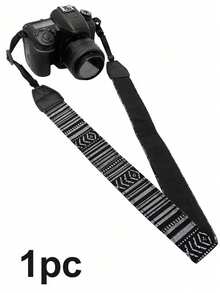 1pc Camera Shoulder Strap, Retro Pattern Camera Neck Strap - Multicolor - View 13