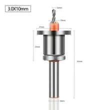 Broca escalonada con tope de profundidad, cabezal de broca avellanadora de aleación, broca para trabajos en madera con instalación de tornillo - Broca avellanada - Ver 14