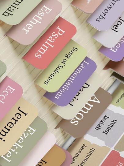 Bible Tabs For Women And Men 75 Tabs,Bible Tabs, Pink Bible Tabs,Bible Book Tabs,Bible Tabs For Study Bible, Bible Index Tabs,Bible Study Supplies Perfect Gifts