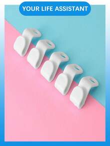 10个/30个/50个/100个 白色/粉色/蓝色 衣架连接钩，魔术衣架夹，重型级联连接钩，节省空间的衣架延长器，用于整理衣柜 - 彩色 - 查看 19