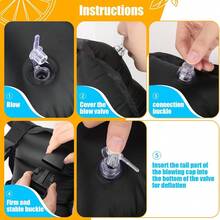 ABAHUB 可调节防滑浮力游泳训练腰带，成人游泳辅助设备 - 彩色 - 查看 3