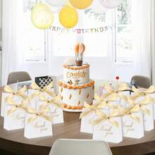 Gift Bags, Large Valentines Gift Bags, Present Bags With Handles For Mother's Day Women Girls Birthday Valentines Wedding Party - White - View 7