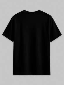 Unisex Alice In Chains Regular Fit T-Shirt With Grunge Rock Alternative Print, Black, 100% Cotton - 黑色 - 查看 2