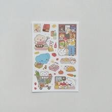 Hình dán chuột hamster dễ thương, hình dán động vật hoạt hình dùng cho sổ lưu niệm, nhật ký tự làm, hình dán hoạt hình dễ thương, thiết kế động vật hoạt hình, hình dán trang trí tự dính, thích hợp để trang trí sổ lưu niệm, album, hành lý/máy tính xách tay/ván trượt/đàn guitar/tủ lạnh/mũ bảo hiểm/lịch, tuyệt vời cho quà tặng sinh nhật và ngày lễ, đồ dùng sổ lưu niệm, văn phòng phẩm, hình dán vui nhộn. - nhãn dán hamster bông - Xem 6
