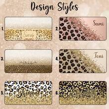 1PC Personalized Cute Leopard Print Large Mouse Pad With Stitched Edges, Custom Rectangle Gaming Mousepad Gift For Friend Girlfriend Boyfriend, Perfect Gift For Birthday, Anniversary, Valentine's Day, 2026 Back-To-School Season - 23.6" X 13.8" - 03 - View 2